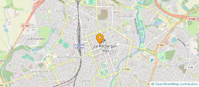 localisation de l'entreprise HERWEB à LA ROCHE-SUR-YON