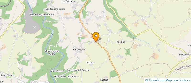 localisation de l'entreprise HERY  SAINT-CLET