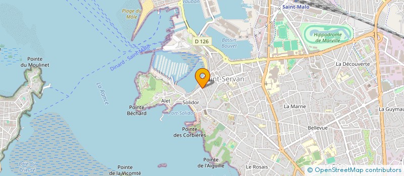 localisation de l'entreprise HERY IMMOBILIER  SAINT-MALO