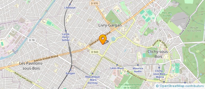 localisation de l'entreprise HERYOS à LIVRY-GARGAN