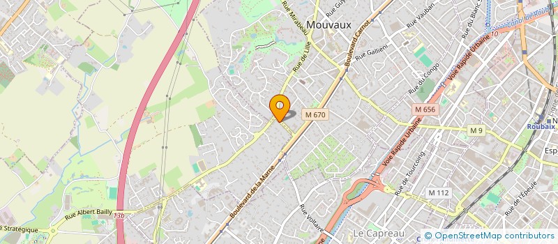 localisation de l'entreprise HERYSE-SOPARSUIS à MARCQ-EN-BARŒUL