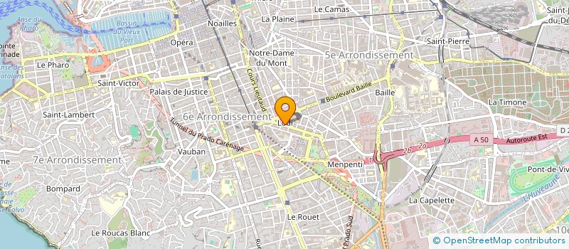 localisation de l'entreprise HERZBERG - ANDREANI INDIVISION à MARSEILLE