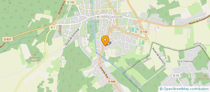 localisation de l'entreprise HERZOG  MILLY-LA-FORET