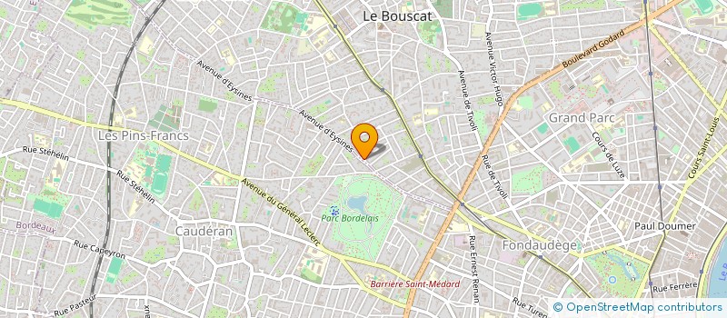 localisation de l'entreprise HES GROUPE à LE BOUSCAT