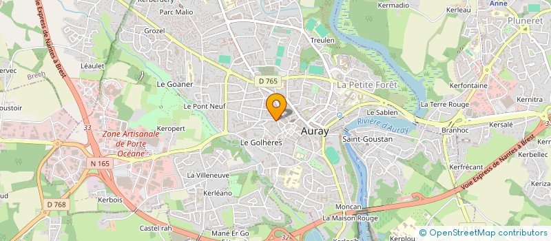 localisation de l'entreprise HES INVEST à VANNES