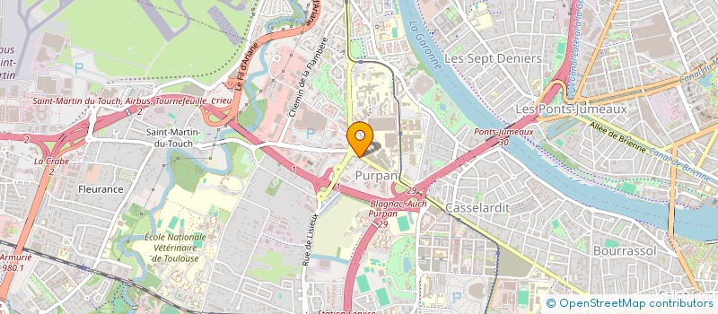 localisation de l'entreprise HESA à TOULOUSE