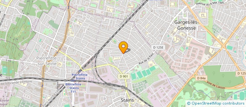 localisation de l'entreprise HESAGIS à STAINS