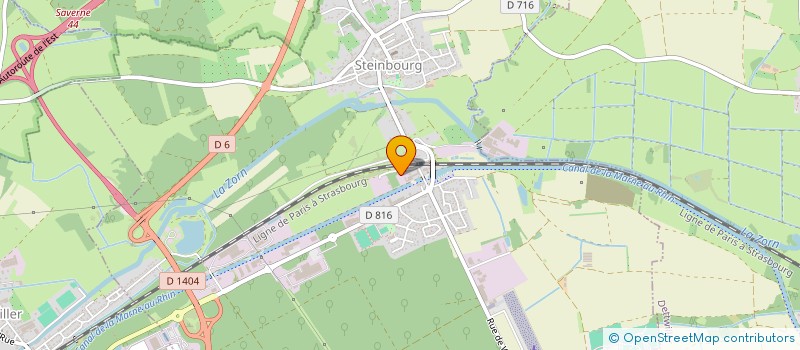 localisation de l'entreprise HESCHUNG & CIE  STEINBOURG