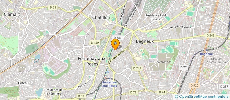 localisation de l'entreprise HESGEIDER MOTORSPORT & ORGANISATION à FONTENAY-AUX-ROSES