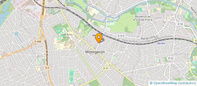 localisation de l'entreprise HESHOP à MONTGERON