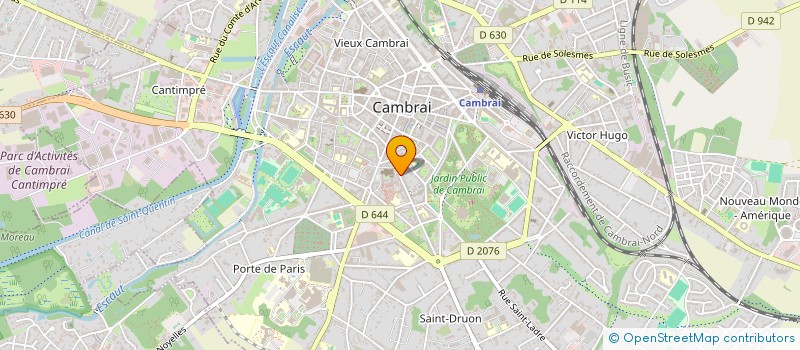 localisation de l'entreprise HESIONE à CAMBRAI