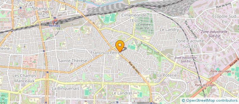 localisation de l'entreprise HESIOTIS  RENNES