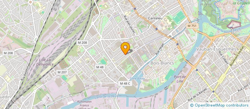 localisation de l'entreprise HESIRE  LILLE