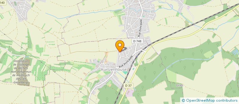 localisation de l'entreprise HESKALE  KURTZENHOUSE