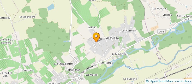 localisation de l'entreprise HESLOT JN  CANGEY