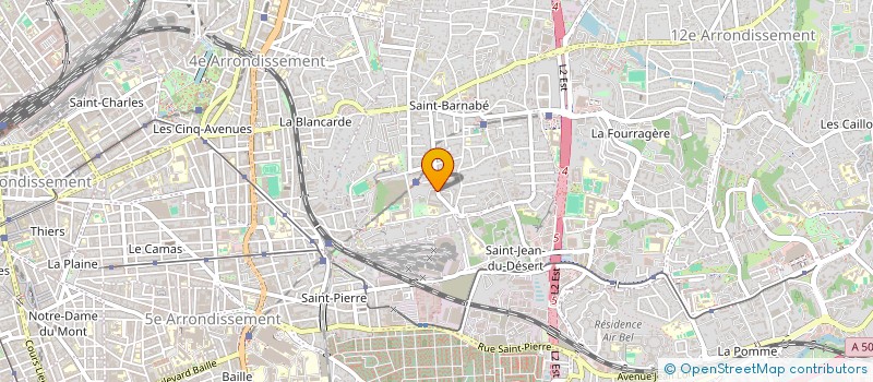 localisation de l'entreprise HESPERIDES 18 à MARSEILLE