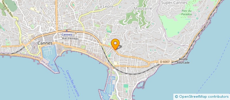 localisation de l'entreprise HESPERIDES à CANNES