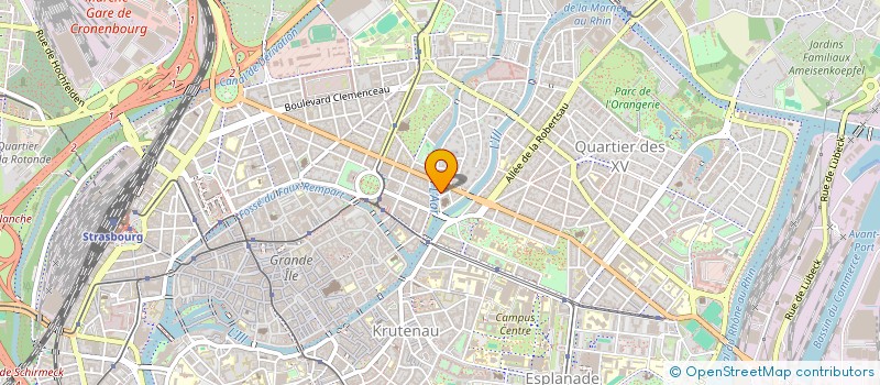 localisation de l'entreprise HESS  STRASBOURG