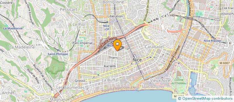 localisation de l'entreprise HESSAI 06  NICE