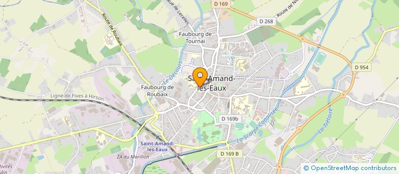 localisation de l'entreprise HESSELS FRANCE à SAINT-AMAND-LES-EAUX