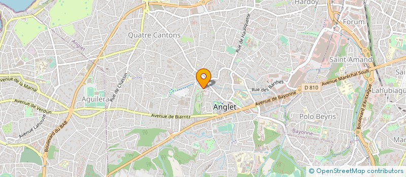 localisation de l'entreprise HESTAS E PASTORALAS EN BAISH ADOR  ANGLET