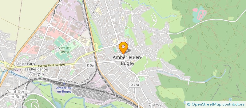 localisation de l'entreprise HESTEE AVOCAT  AMBERIEU-EN-BUGEY