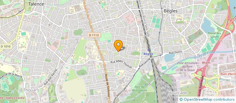 localisation de l'entreprise HESTIA 3.14 à BEGLES