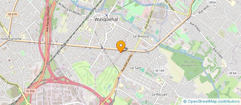 localisation de l'entreprise HESTIA  WASQUEHAL