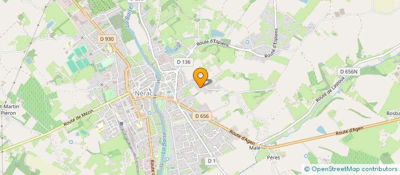 localisation de l'entreprise HESTIA à NERAC