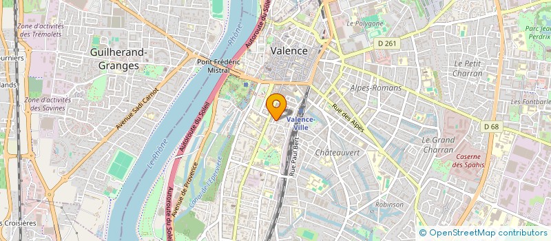 localisation de l'entreprise HESTIA à VALENCE