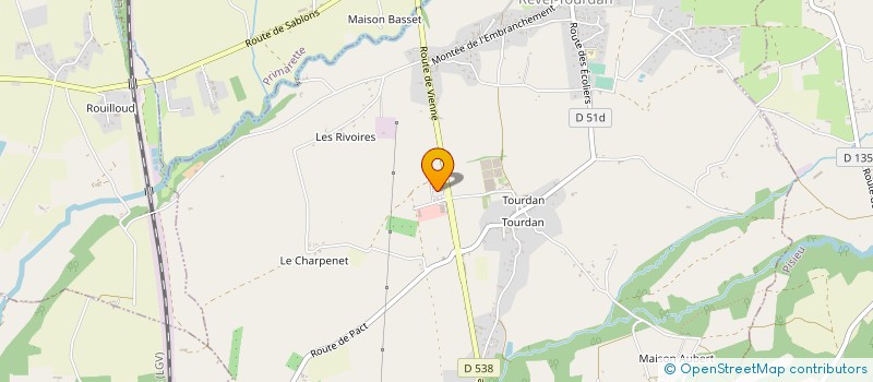 localisation de l'entreprise HESTIA  REVEL-TOURDAN