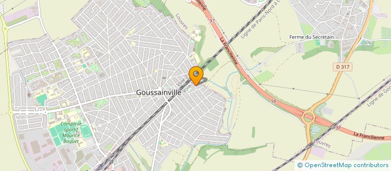 localisation de l'entreprise HESTIA à GOUSSAINVILLE