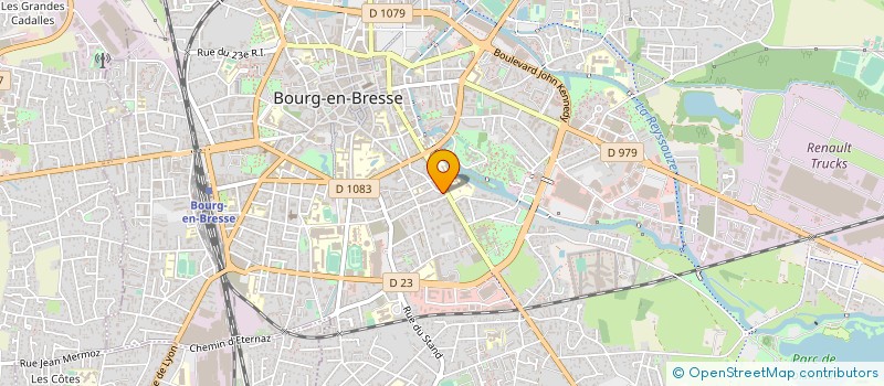 localisation de l'entreprise HESTIA à BOURG-EN-BRESSE