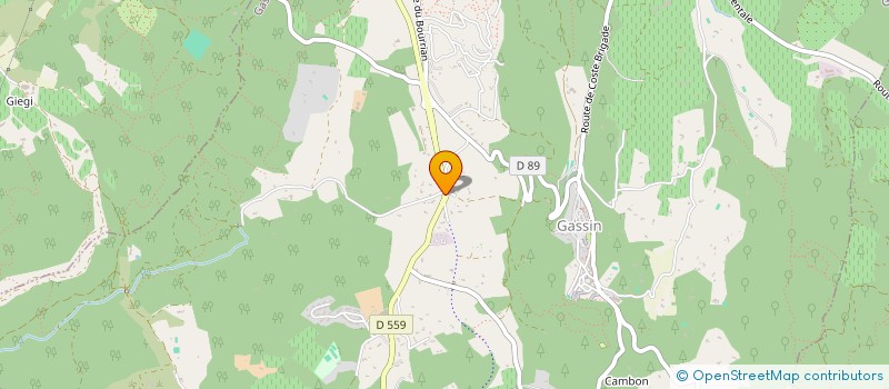 localisation de l'entreprise HESTIA  GASSIN