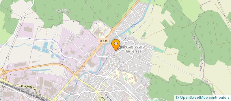 localisation de l'entreprise HESTIA à BETTANCOURT-LA-FERREE