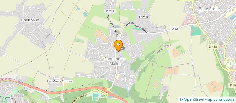 localisation de l'entreprise HESTIA  FONTAINE-LA-MALLET