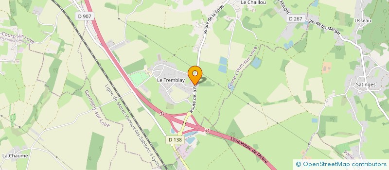 localisation de l'entreprise HESTIA  CHAULGNES