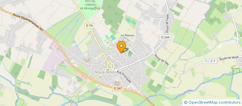 localisation de l'entreprise HESTIA  LOIRE-AUTHION