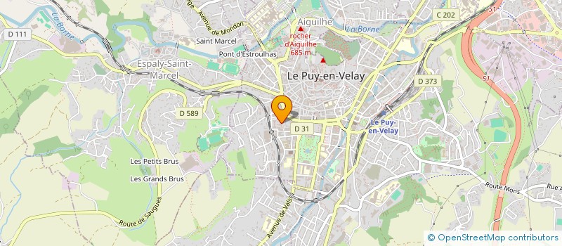 localisation de l'entreprise HESTIA  LE PUY-EN-VELAY