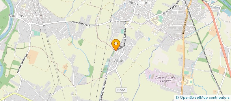 localisation de l'entreprise HESTIA  VILLATE