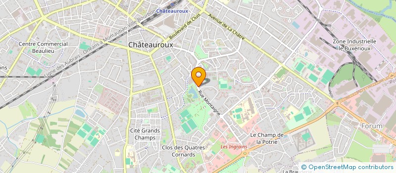 localisation de l'entreprise HESTIA à CHATEAUROUX