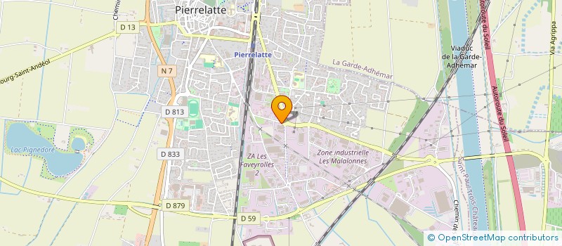 localisation de l'entreprise HESTIA à PIERRELATTE