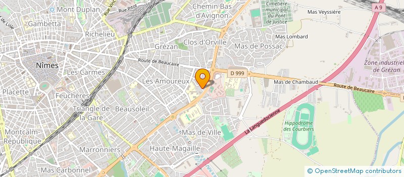 localisation de l'entreprise HESTIA  NIMES