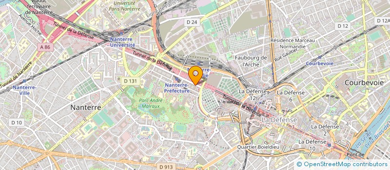 localisation de l'entreprise HESTIA  SARCELLES