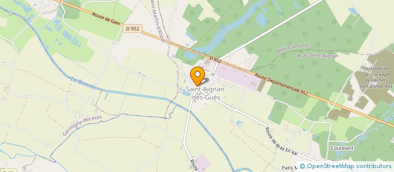 localisation de l'entreprise HESTIA à BRAY-SAINT-AIGNAN
