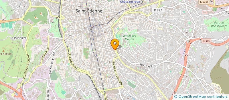 localisation de l'entreprise HESTIA  SAINT-JUST-SAINT-RAMBERT