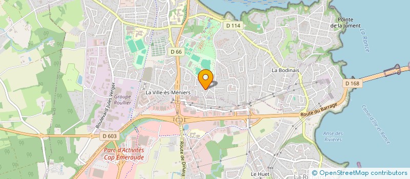 localisation de l'entreprise HESTIA  DINARD