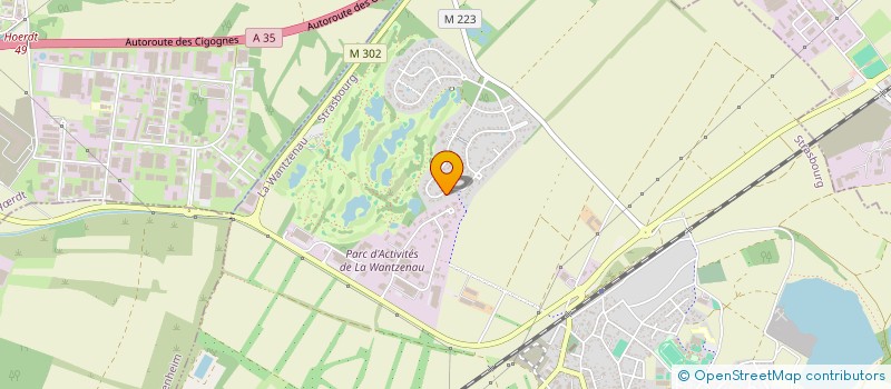 localisation de l'entreprise HESTIA  LA WANTZENAU