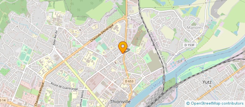 localisation de l'entreprise HESTIA à THIONVILLE
