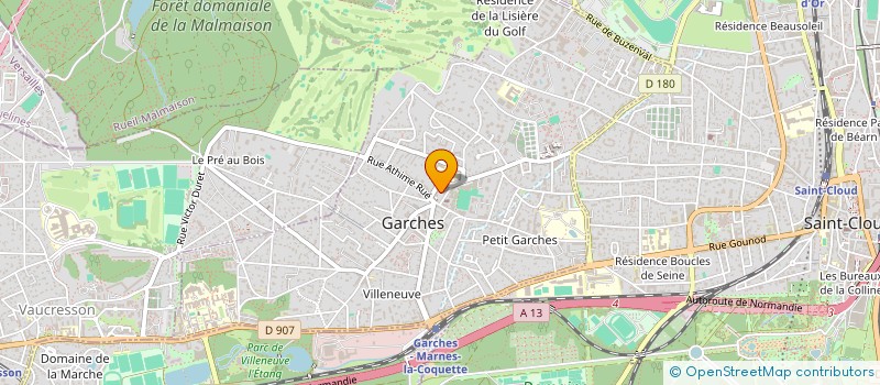 localisation de l'entreprise HESTIA à GARCHES